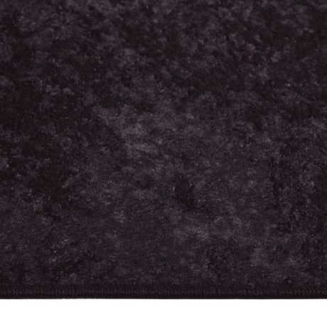 vidaXL Vloerkleed wasbaar anti-slip 160x230 cm antracietkleurig afbeelding3 - 1