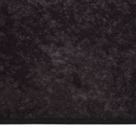 vidaXL Vloerkleed wasbaar anti-slip 190x300 cm antracietkleurig afbeelding3 - 1