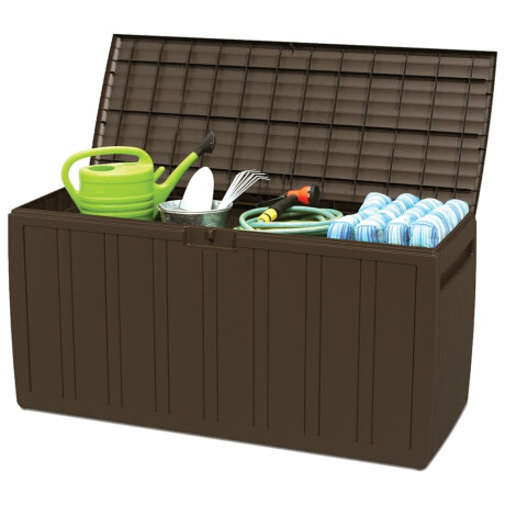 vidaXL Kussenbox 117x45,5x57,5 cm 270 L bruin afbeelding3 - 1