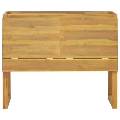 vidaXL Badkamerkast 90x40x75,5 cm massief teakhout afbeelding3 - 1