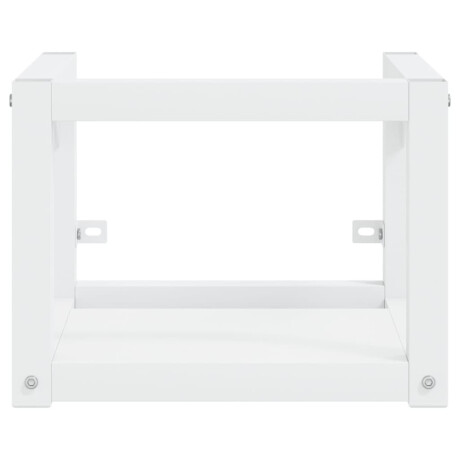 vidaXL Wastafelframe wandgemonteerd 40x38x31 cm ijzer wit afbeelding3 - 1