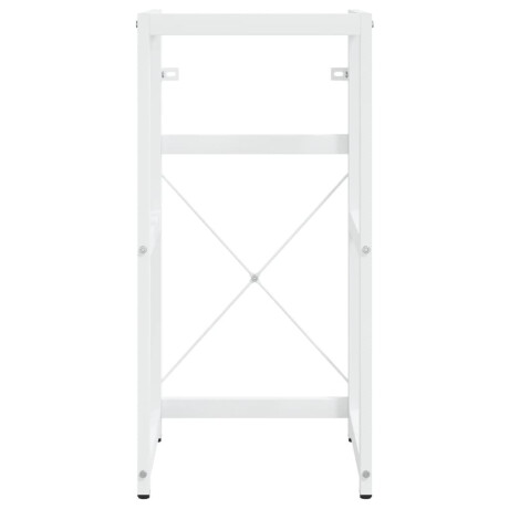 vidaXL Wastafelframe 40x38x83 cm ijzer wit afbeelding3 - 1
