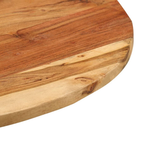 vidaXL Bijzettafel 60x(42-62) cm massief acaciahout en gietijzer afbeelding3 - 1