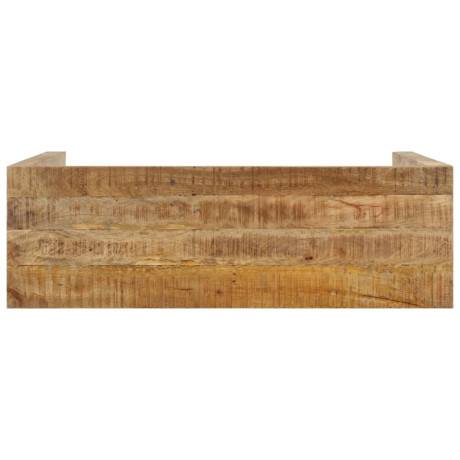 vidaXL Wandtafel 110x35x76 cm ruw mangohout afbeelding3 - 1