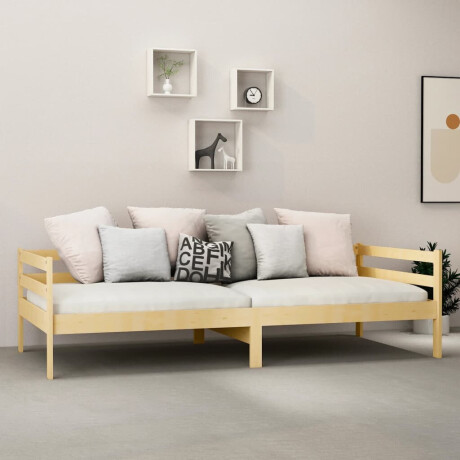 vidaXL Slaapbank met matras massief grenenhout 90x200 cm afbeelding3 - 1