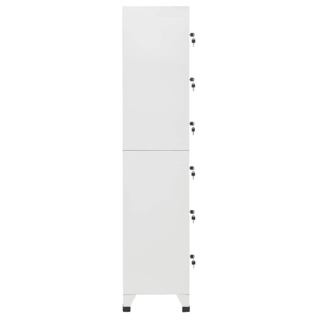 vidaXL Lockerkast 38x40x180 cm staal lichtgrijs afbeelding3 - 1
