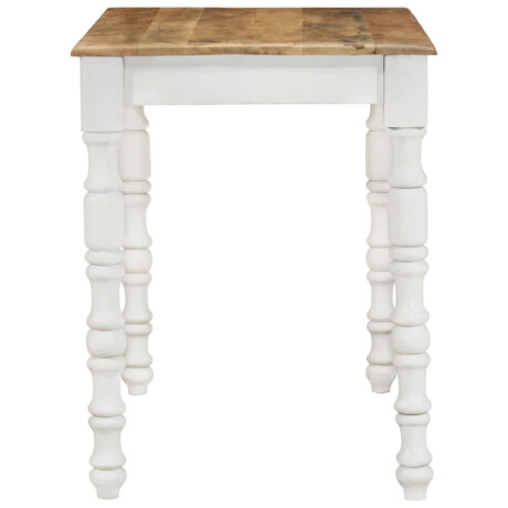 vidaXL Eettafel 110x60x76 cm massief mangohout afbeelding3 - 1