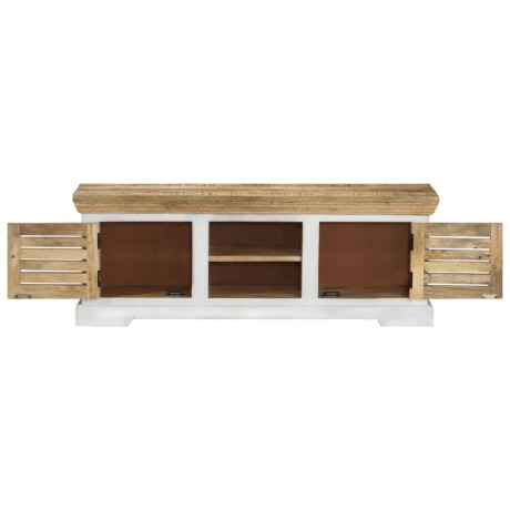 vidaXL Tv-meubel 110x30x40 cm massief mangohout afbeelding3 - 1