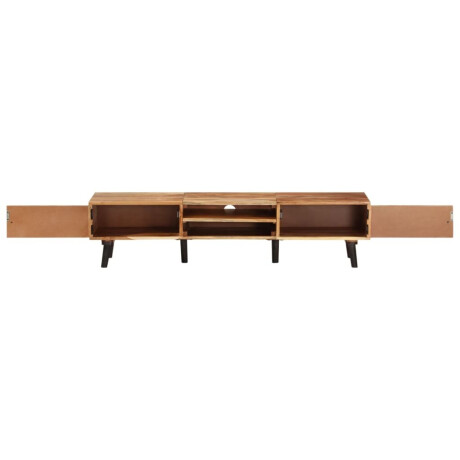 vidaXL Tv-meubel 145x35x35 cm massief acaciahout afbeelding3 - 1