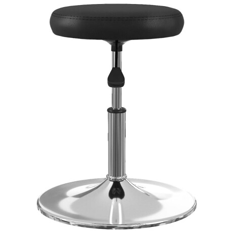 vidaXL Eetkamerstoelen 4 st kunstleer zwart afbeelding3 - 1