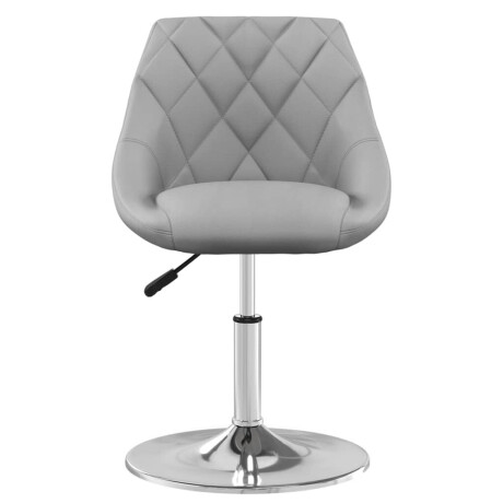 vidaXL Eetkamerstoelen draaibaar 6 st fluweel lichtgrijs afbeelding3 - 1