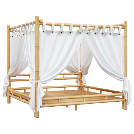 vidaXL Hemelbed 200x200 cm bamboe afbeelding3 - 1