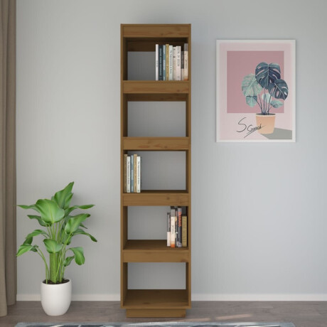 vidaXL Boekenkast/kamerscherm 40x35x167 cm grenenhout honingbruin afbeelding3 - 1