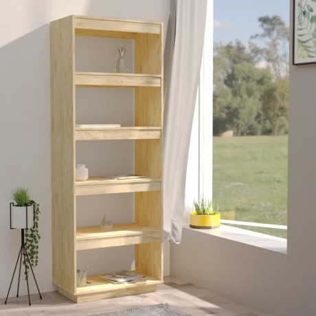 vidaXL Boekenkast / kamerscherm 60x35x167 cm massief grenenhout afbeelding3 - 1