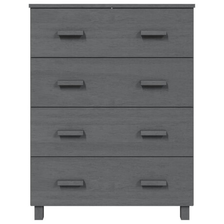 vidaXL Dressoir HAMAR 79x40x103,5 cm massief grenenhout donkergrijs afbeelding3 - 1
