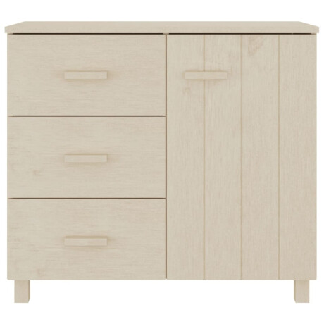 vidaXL Dressoir HAMAR 90x40x80 cm massief grenenhout honingbruin afbeelding3 - 1