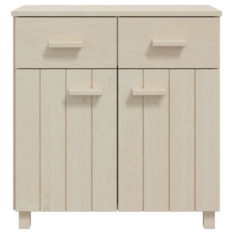 vidaXL Dressoir HAMAR 79x40x80 cm massief grenenhout honingbruin afbeelding3 - 1