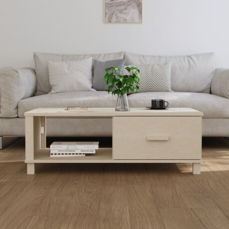 vidaXL Salontafel HAMAR 100x55x35 cm massief grenenhout honingbruin afbeelding3 - 1