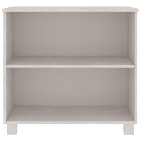 vidaXL Dressoir HAMAR 85x35x80 cm massief grenenhout wit afbeelding3 - 1