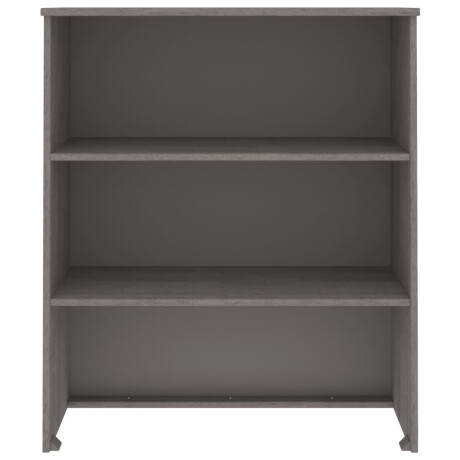 vidaXL Opzetkast HAMAR 85x35x100 cm massief grenenhout lichtgrijs afbeelding3 - 1