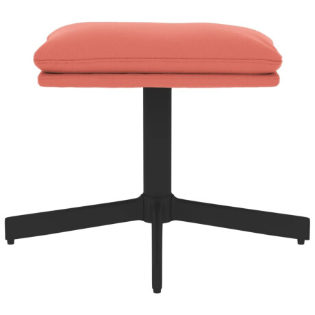 vidaXL Voetenbank 60x60x36 cm fluweel roze afbeelding3 - 1