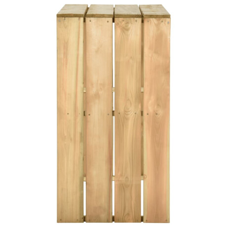vidaXL Bartafel 100x60x110 cm geïmpregneerd grenenhout afbeelding3 - 1