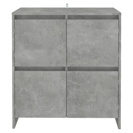 vidaXL Dressoir 70x41x75 cm bewerkt hout betongrijs afbeelding3 - 1