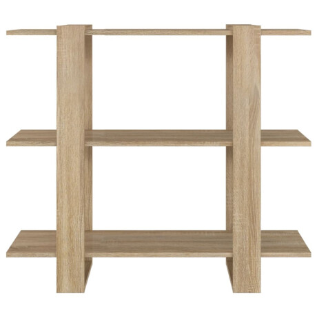 vidaXL Boekenkast/kamerscherm 100x30x87 cm sonoma eikenkleurig afbeelding3 - 1