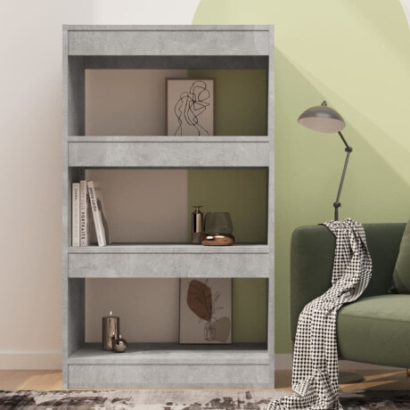 vidaXL Boekenkast/kamerscherm 60x30x103 cm bewerkt hout betongrijs afbeelding3 - 1