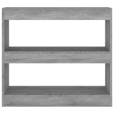 vidaXL Boekenkast/kamerscherm 80x30x72 cm grijs sonoma eikenkleurig afbeelding3 - 1