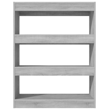 vidaXL Boekenkast/kamerscherm 80x30x103 cm bewerkt hout grijs sonoma afbeelding3 - 1