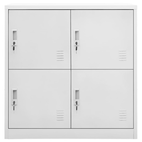 vidaXL Lockerkasten 5 st 90x45x92,5 cm staal lichtgrijs afbeelding3 - 1