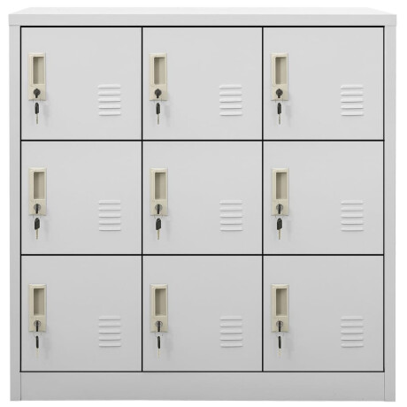 vidaXL Lockerkasten 5 st 90x45x92,5 cm staal lichtgrijs afbeelding3 - 1
