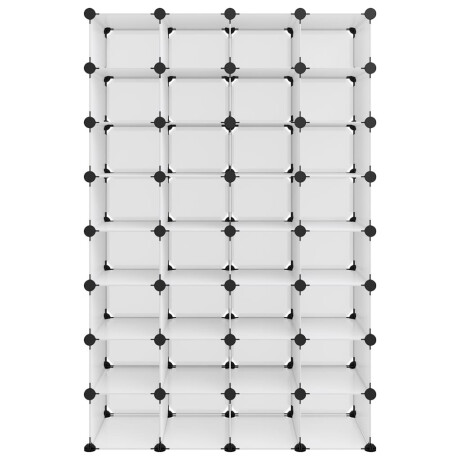 vidaXL Schoenenrek 93x36,5x140 cm polypropeen transparant afbeelding3 - 1
