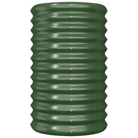 vidaXL Plantenbak 40x40x68 cm gegalvaniseerd staal groen afbeelding3 - 1