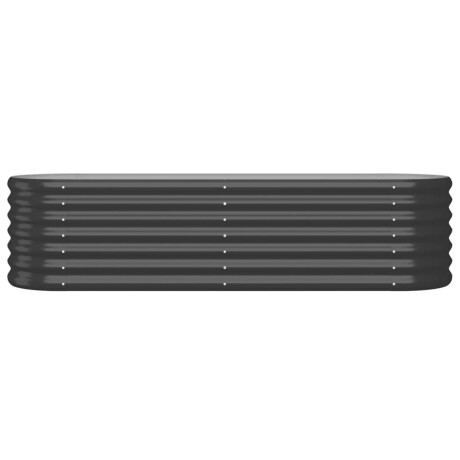 vidaXL Plantenbak 152x40x36 cm gegalvaniseerd staal antracietkleurig afbeelding3 - 1