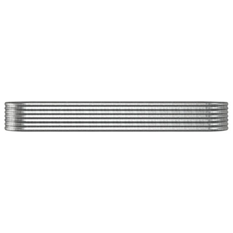vidaXL Plantenbak 296x80x36 cm gegalvaniseerd staal zilverkleurig afbeelding3 - 1