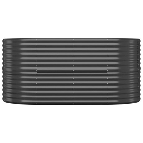 vidaXL Plantenbak 152x80x68 cm gegalvaniseerd staal antracietkleurig afbeelding3 - 1