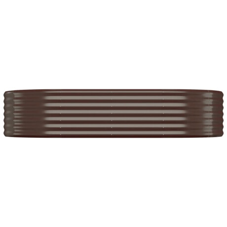 vidaXL Plantenbak 175x100x36 cm gegalvaniseerd staal bruin afbeelding3 - 1