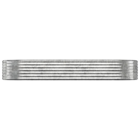 vidaXL Plantenbak 249x100x36 cm gegalvaniseerd staal zilverkleurig afbeelding3 - 1