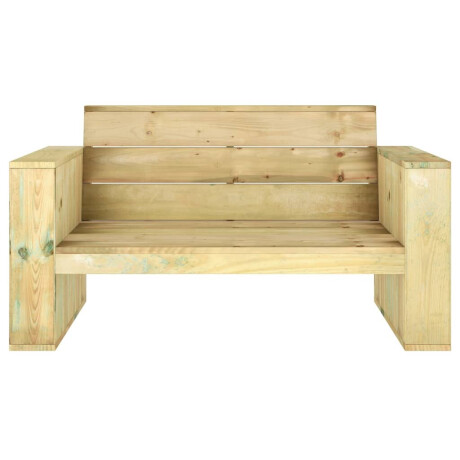vidaXL Tuinbank 139 cm geïmpregneerd grenenhout afbeelding3 - 1