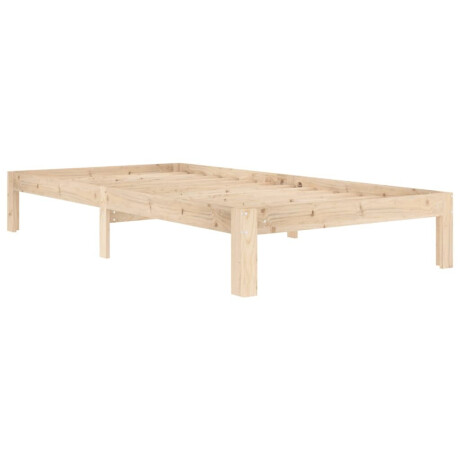 vidaXL Bedframe massief grenenhout 100x200 cm afbeelding3 - 1