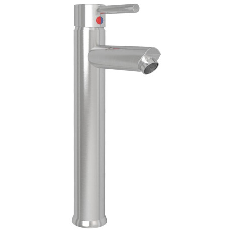 vidaXL Wastafel met kraan en pop-up afvoer mat gehard glas afbeelding3 - 1