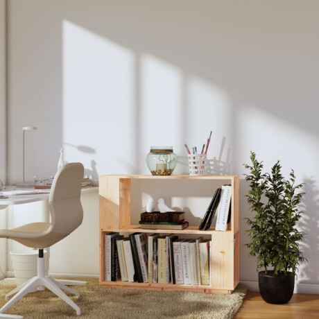 vidaXL Boekenkast/kamerscherm 80x25x70 cm massief grenenhout afbeelding3 - 1