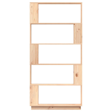 vidaXL Boekenkast/kamerscherm 80x25x163,5 cm massief grenenhout afbeelding3 - 1