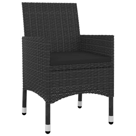 vidaXL 7-delige Tuinset met kussens poly rattan en glas afbeelding3 - 1