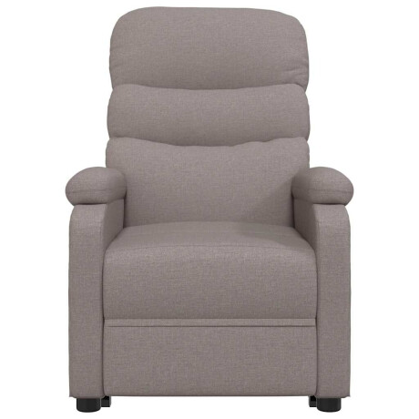 vidaXL Fauteuil verstelbaar stof taupe afbeelding3 - 1