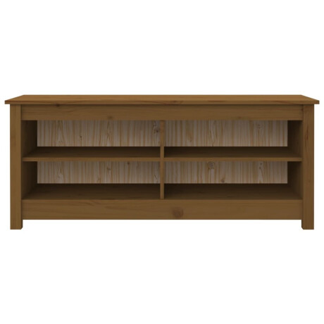 vidaXL Schoenenbank 110x38x45,5 cm massief grenenhout honingbruin afbeelding3 - 1