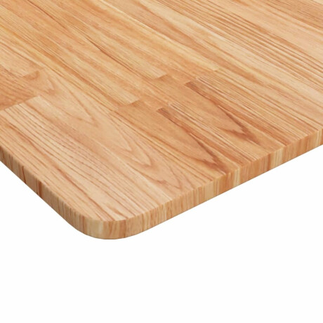 vidaXL Tafelblad vierkant 40x40x1,5cm massief eiken lichtbruin afbeelding3 - 1
