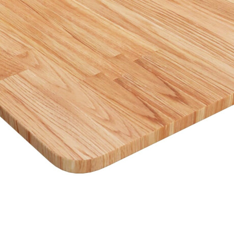 vidaXL Tafelblad vierkant 80x80x1,5cm massief eiken lichtbruin afbeelding3 - 1